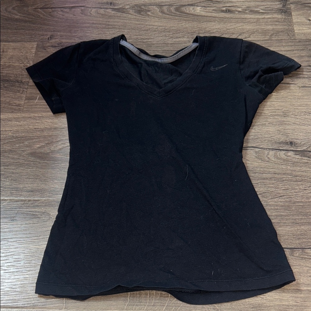 Nike Black V-Neck Women's Tee